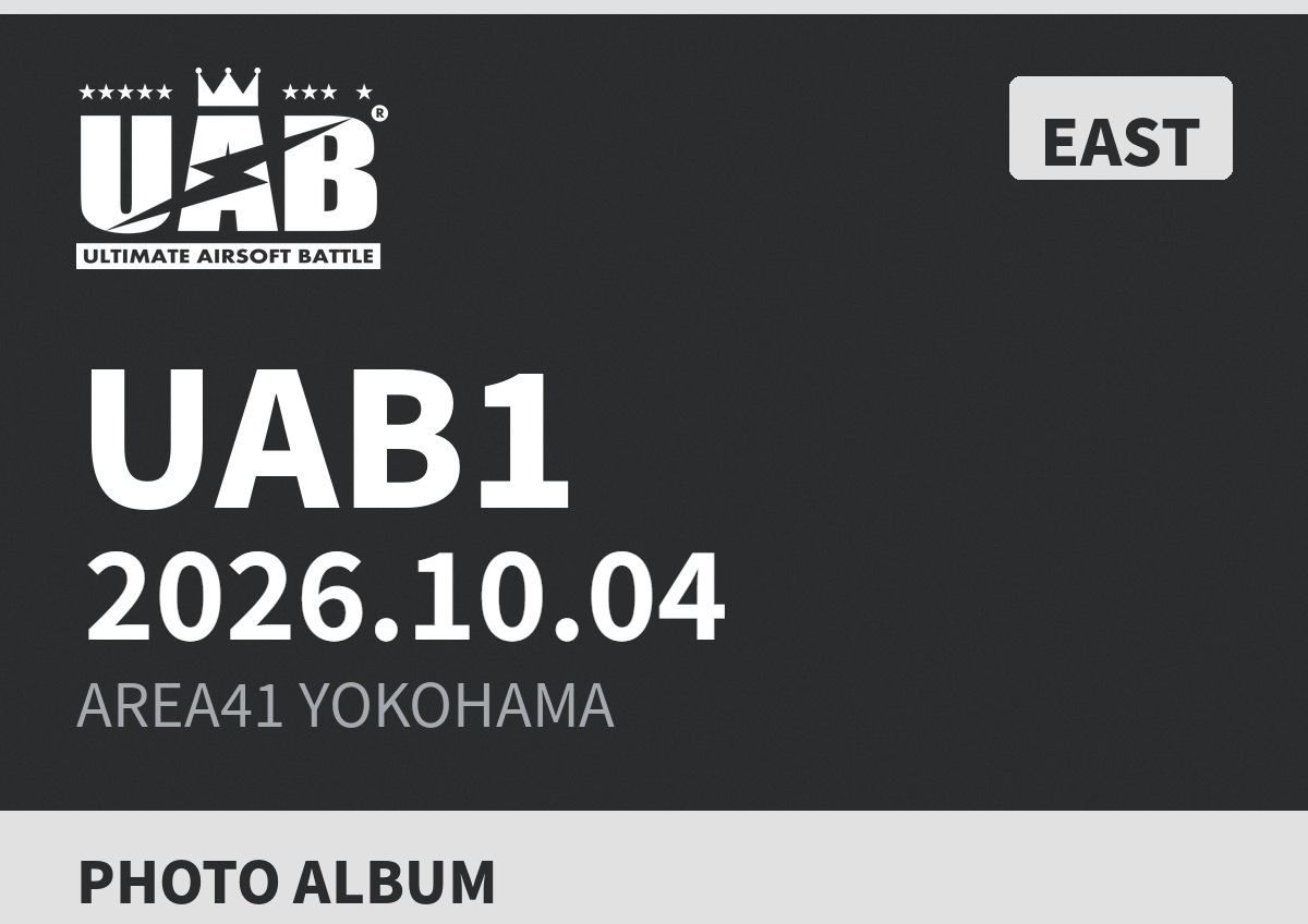 UAB1 EAST 2026.10.04 AREA41 YOKOHAMA PHOTO ALBUM